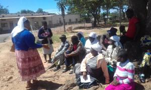 1.Familky members in Hwedza before distribution of projects inputs